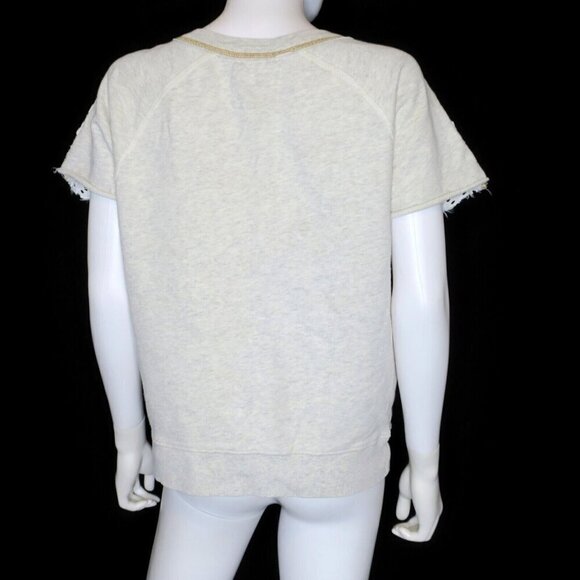 We the Free People Patriotic Eagle Short Sleeve Sweatshirt Top Women's Small - Picture 3 of 4